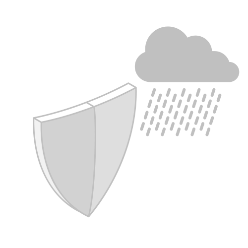 Dauerhafter Regenschutz